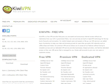 Tablet Screenshot of kiwivpn.com
